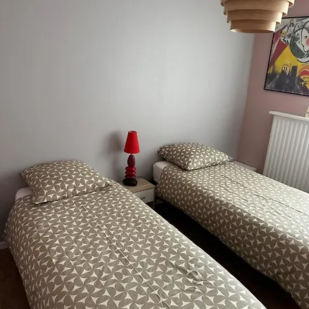 Apartment Standing 80m2, Calme, Lumineux, 2 Chambres, Proche Centre Historique & Auditorium Dijon